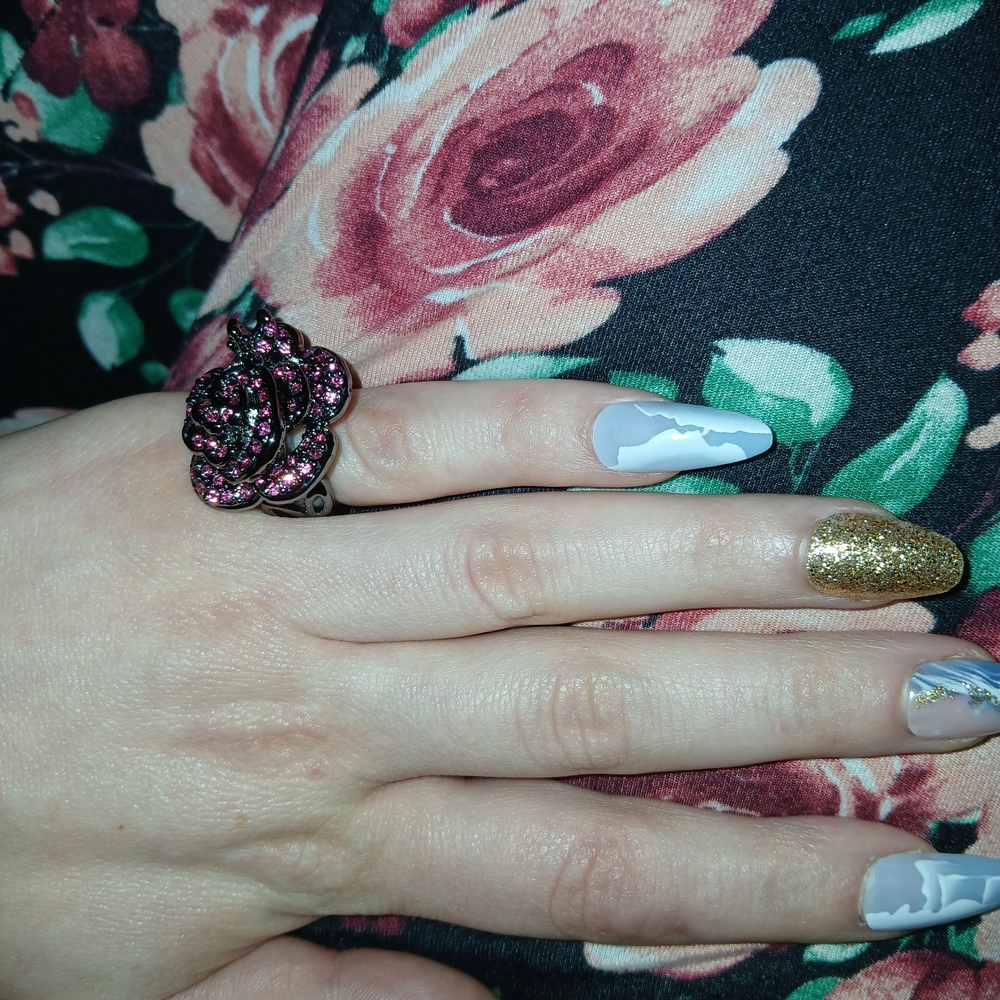 Park Lane (Size 6) Rosette Statement Ring